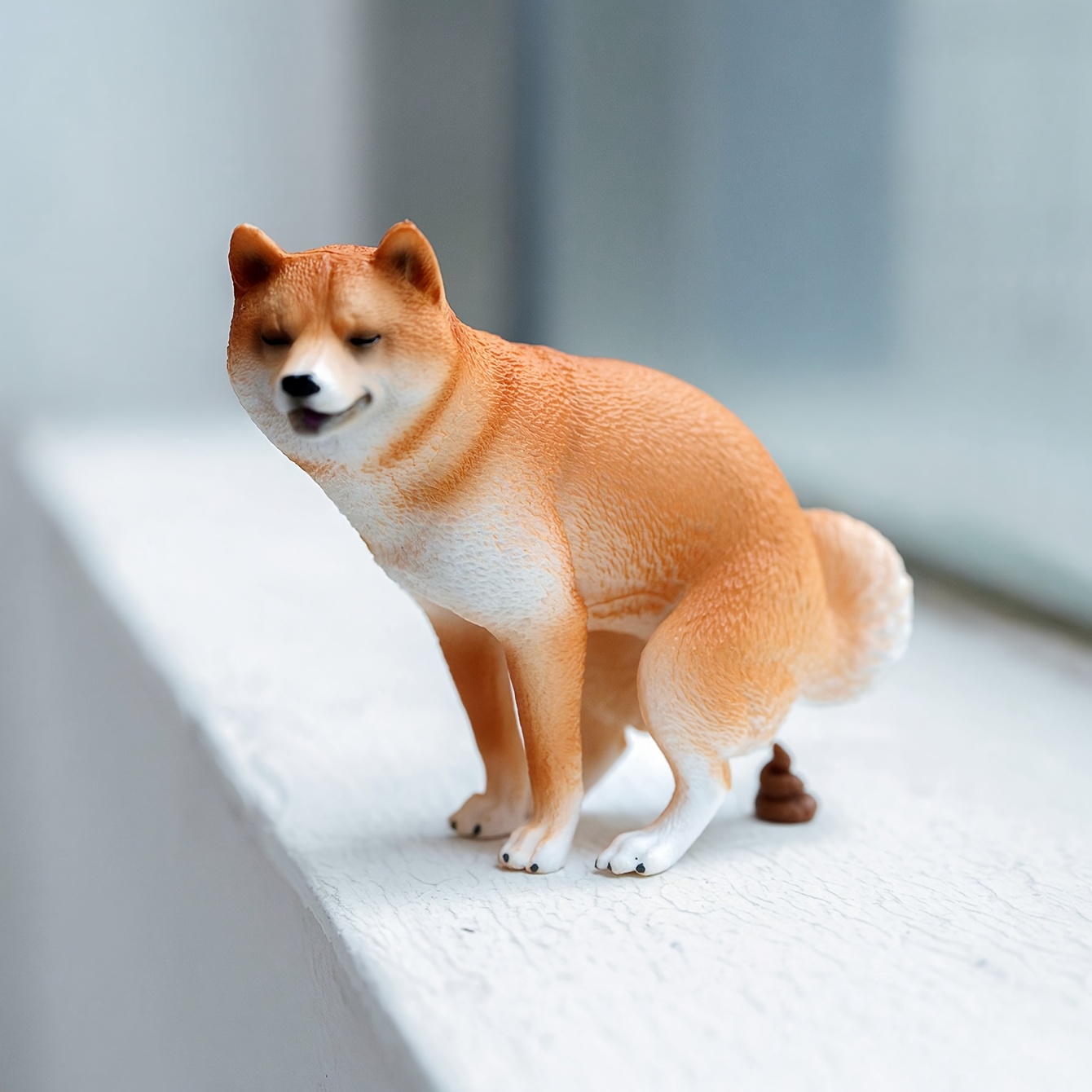 Home Decor Mod - 1/6 Scale Funny Shiba Inu Figurine