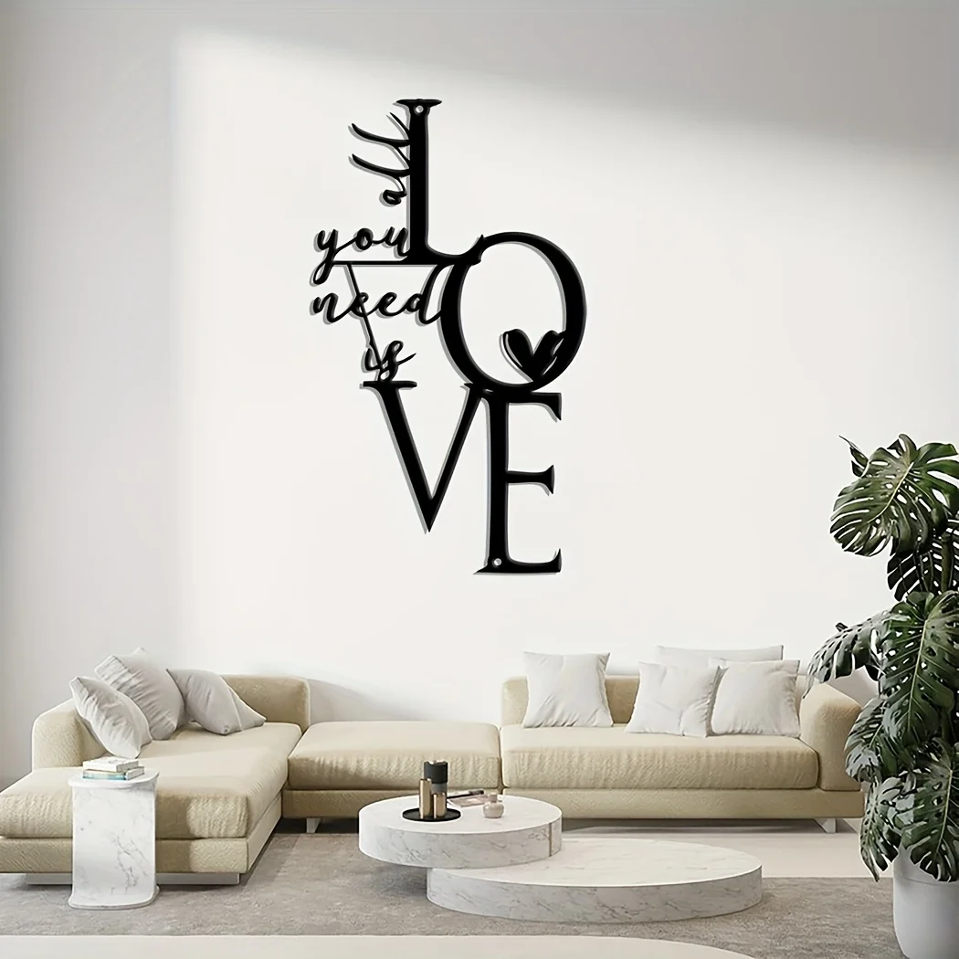 Home Decor Deals - HelloYoung 1pc Metal Wall Hanging Ornament,