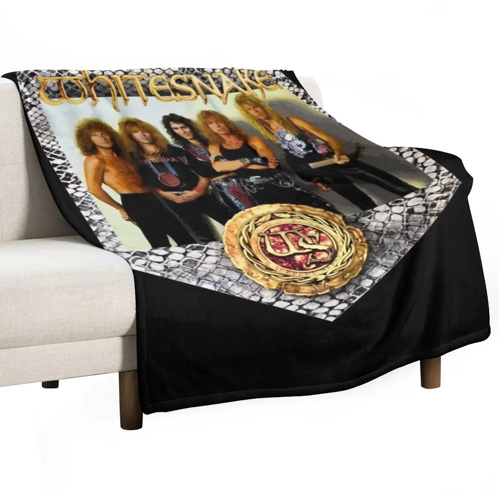 Home Decor Png - Whitesnake &x27;89 Classic T-Shirt.png Throw Blanket