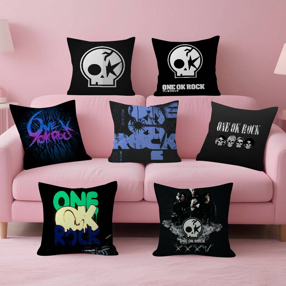 Home Decor Logo Design - ONE OK ROCK logo Pillow Cover