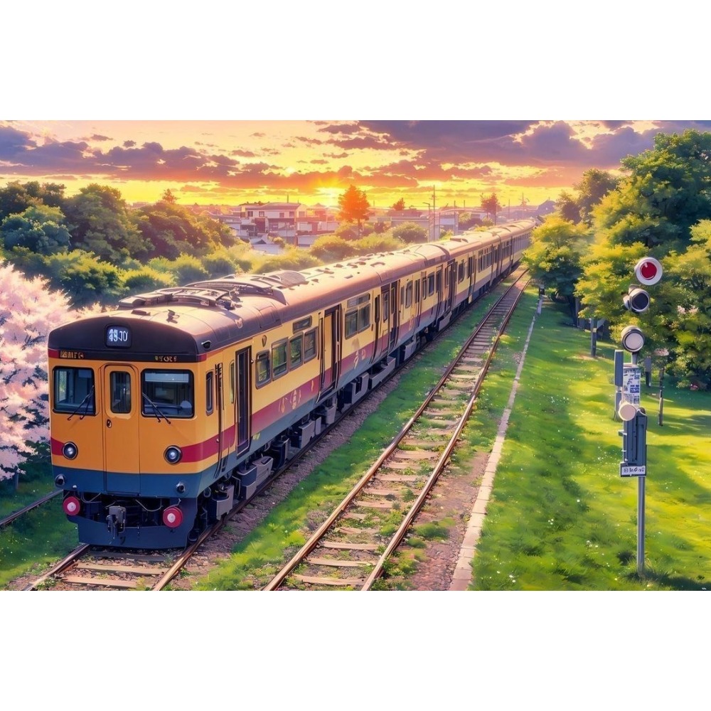 Home Decor Under 1000 - 500/1000/1200/2000PCS Puzzles The Train Under The