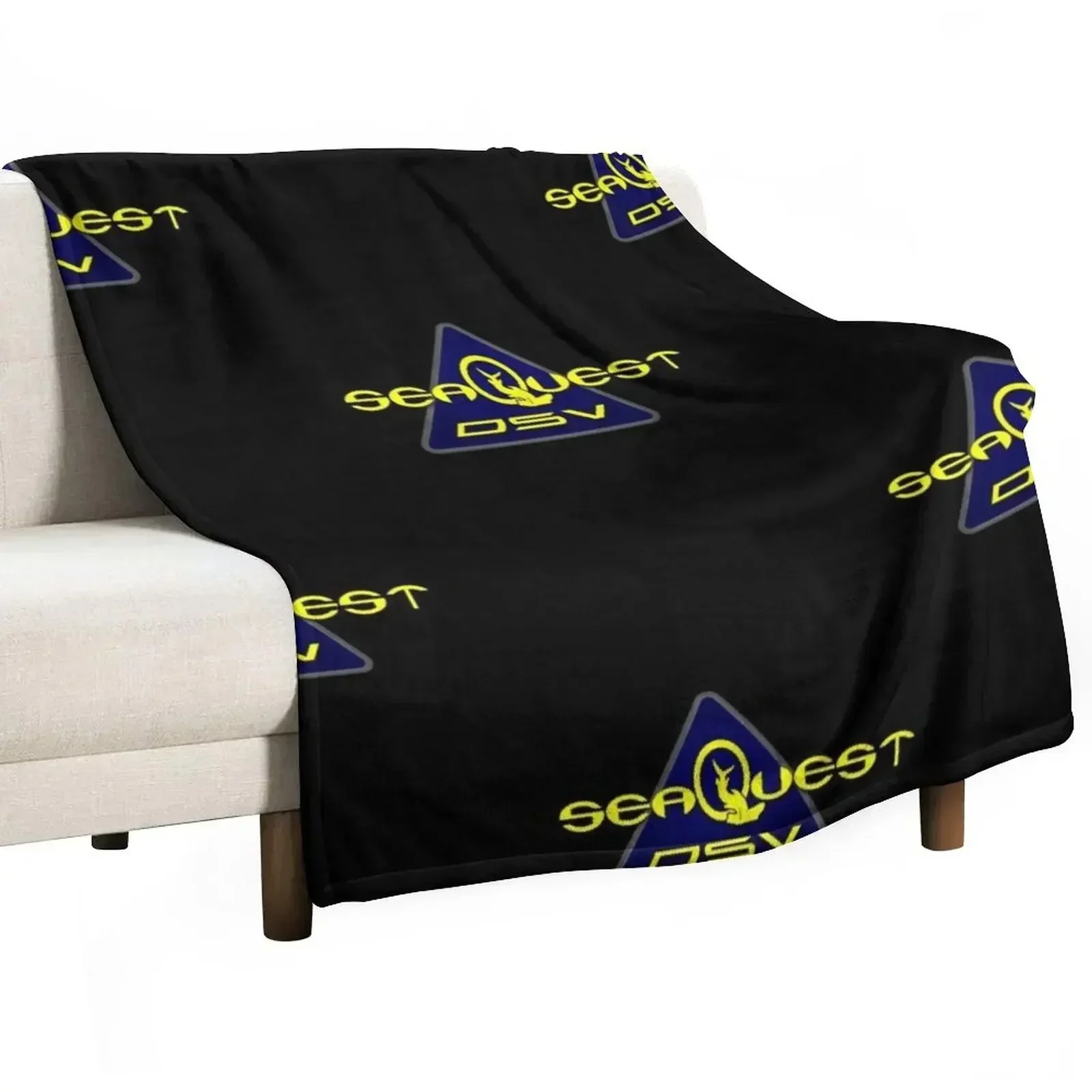 Home Decor Logo Design - Seaquest Dsv Logo Throw Blanket Plaid
