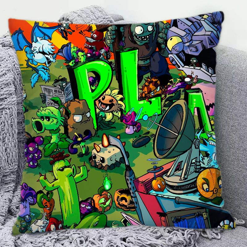 Plants Vs. Zombies Cute Cartoo - Home Decor Sofa recension och pris