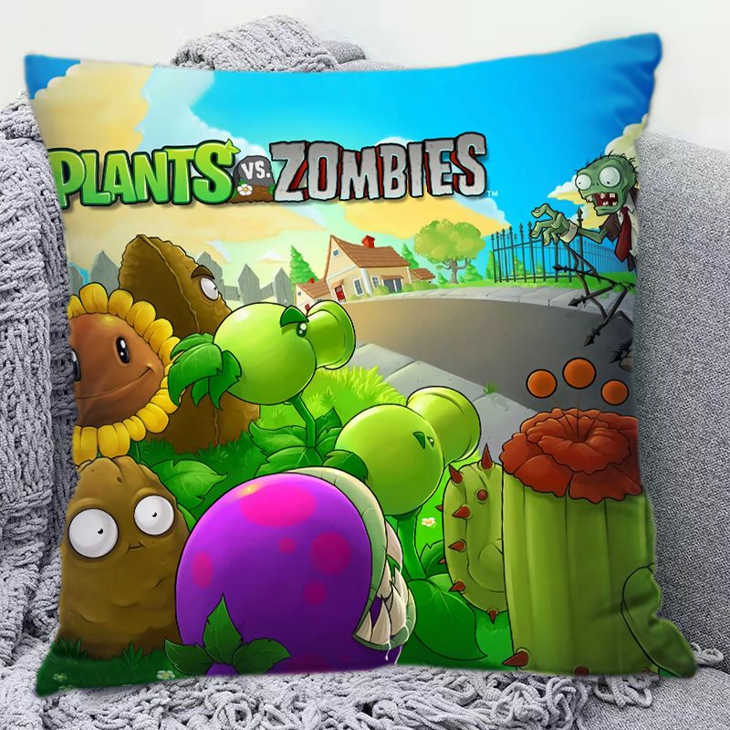 Plants Vs. Zombies Cute Cartoo - Home Decor Sofa recension och pris