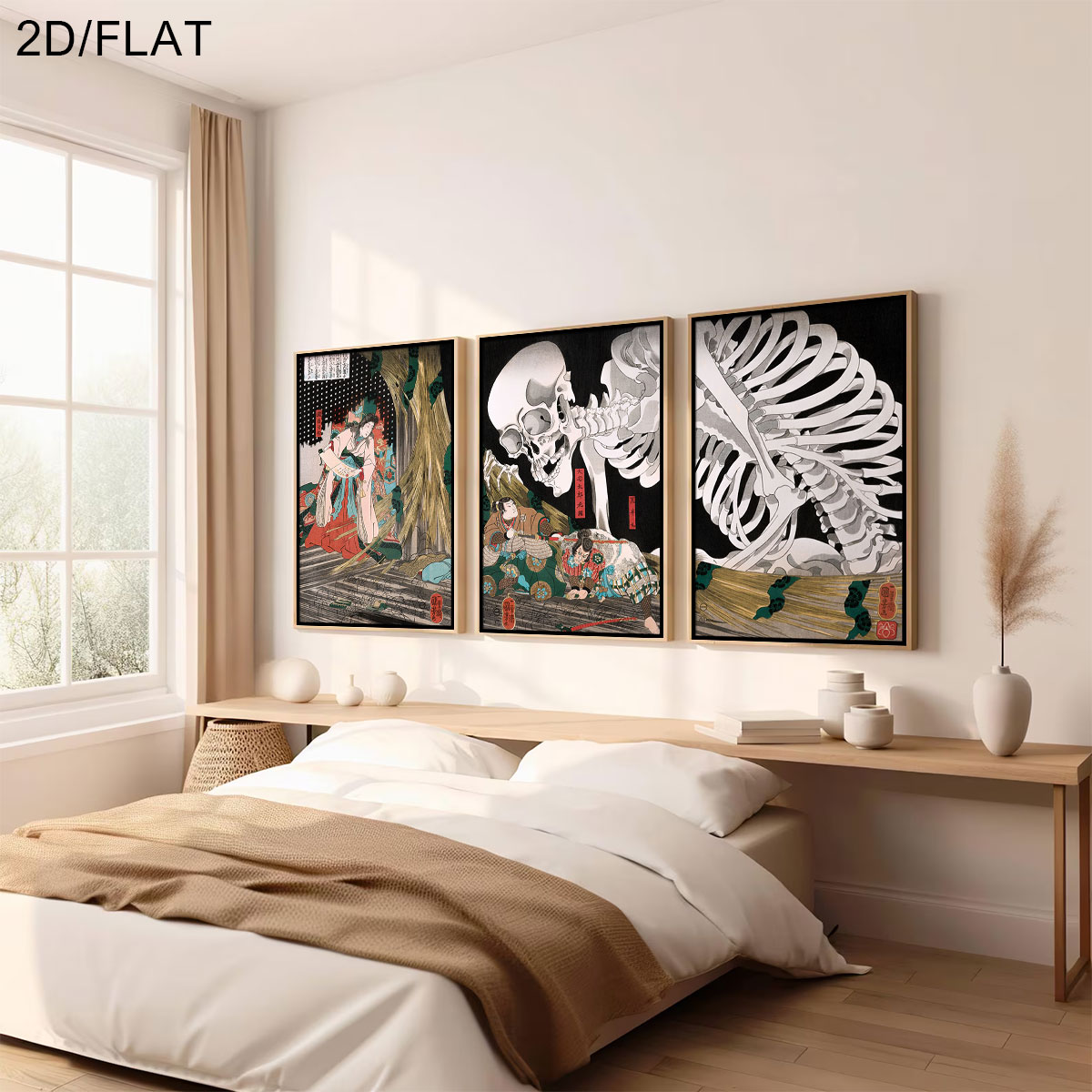 3pcs Retro Japanese Takiyasha  - Home Decor Design Interior recension och pris