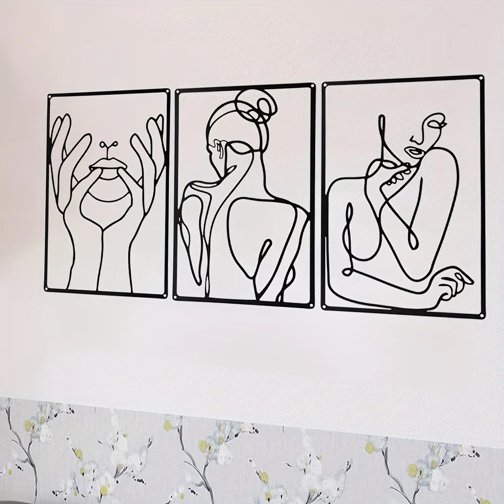 3pcs Stunning Line Drawing Dec - Home Decor Deals recension och pris