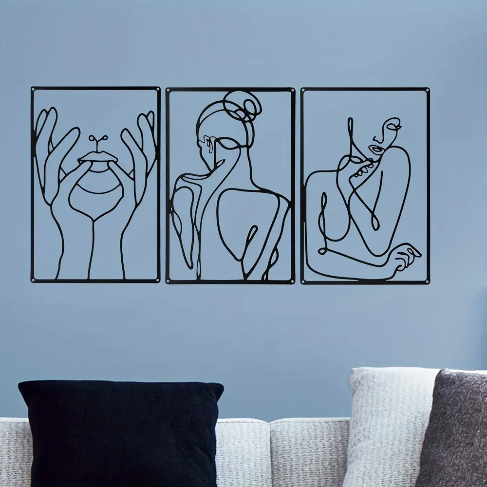 3pcs Stunning Line Drawing Dec - Home Decor Deals recension och pris