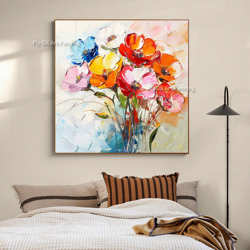 Thick Impasto Hand Painted Pop - Home Decor Color Palettes recension och pris