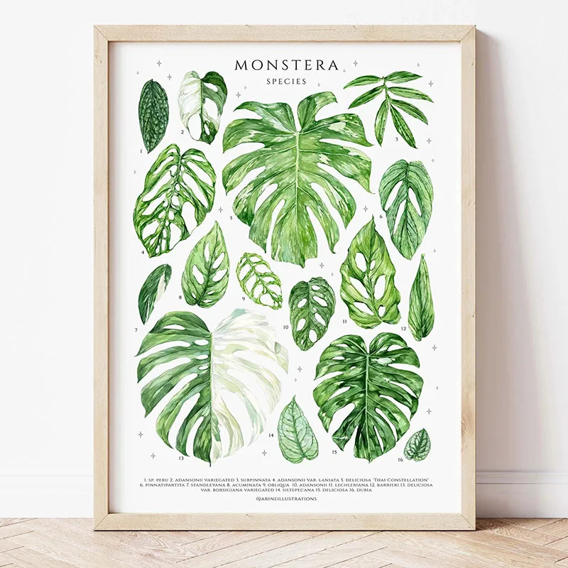 1pc Modern Houseplants Leaves  - Home Decor Design Interior recension och pris