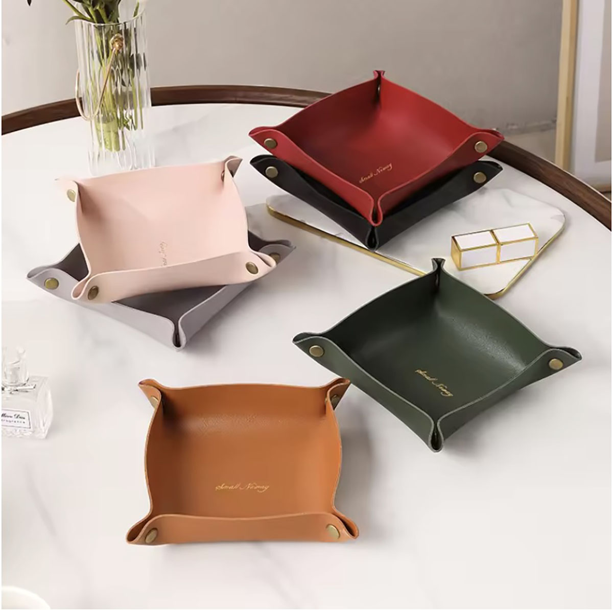 Nordic Style Leather Storage T - Home Decor Japandi recension och pris