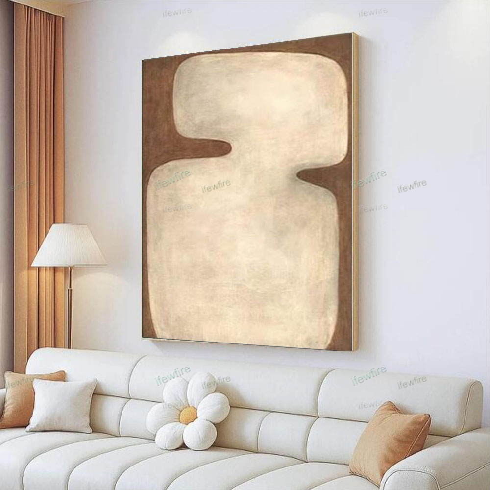 100% Hand-Painted Abstract Oil - Home Decor Color Palettes recension och pris