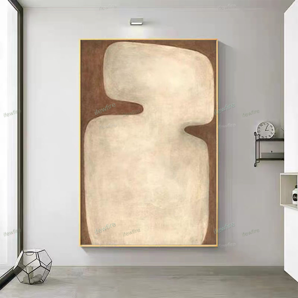 100% Hand-Painted Abstract Oil - Home Decor Color Palettes recension och pris