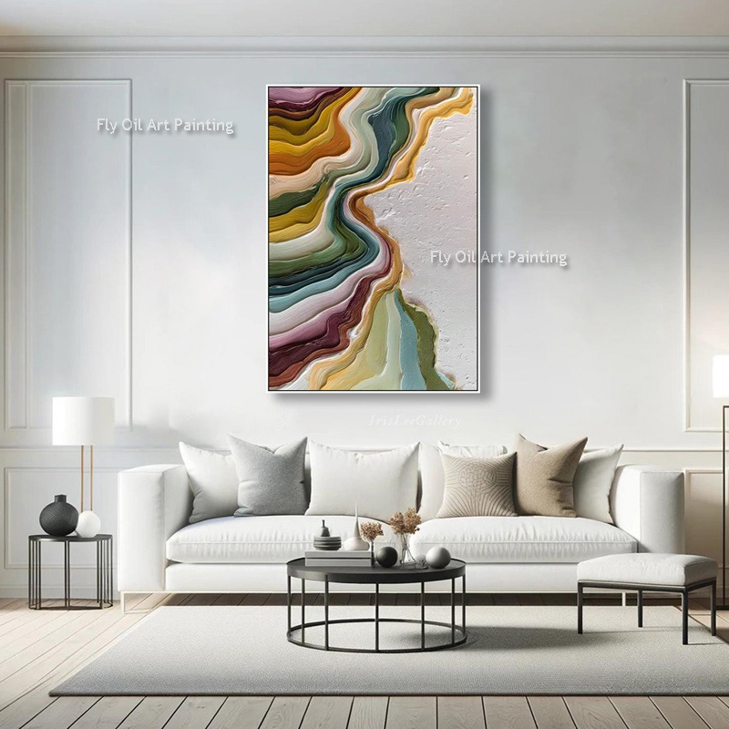 Hand Painted Palette Knife Lan - Home Decor Color Palettes recension och pris