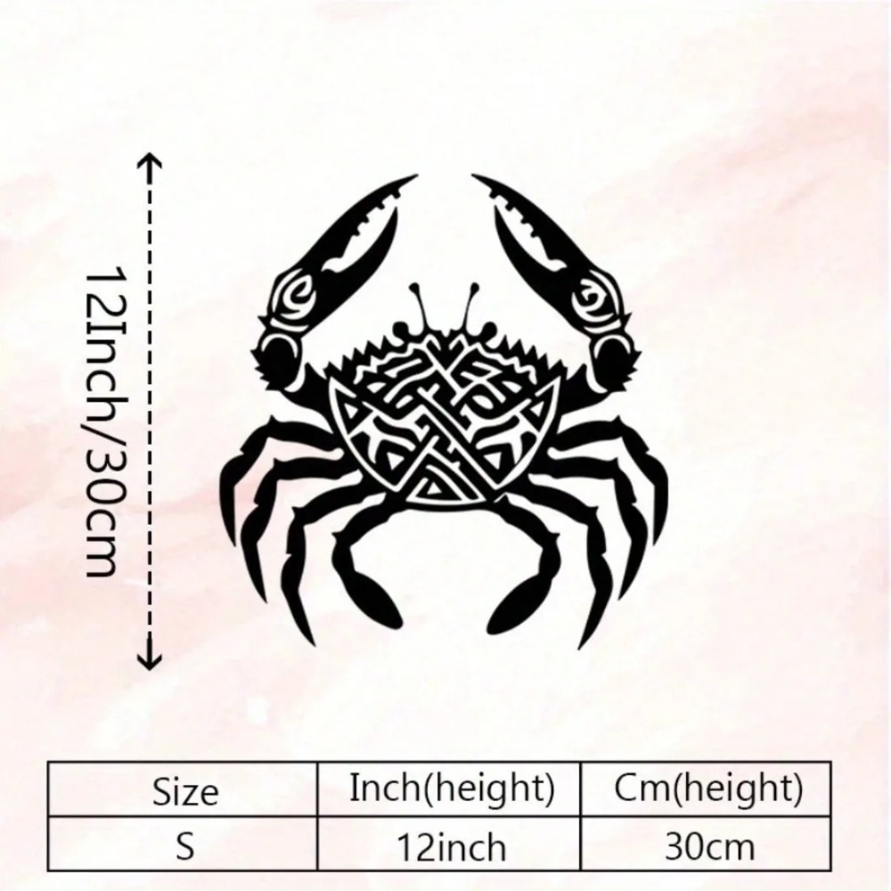Crab Metal Wall Decor Tribal P - Home Decor Nautical recension och pris