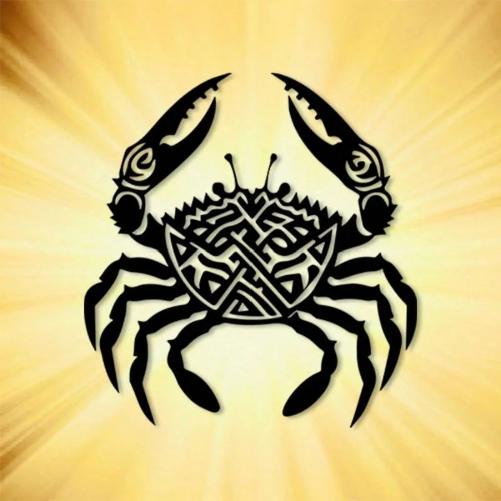 Crab Metal Wall Decor Tribal P - Home Decor Nautical recension och pris