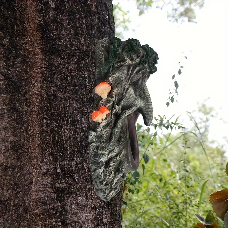 Outdoor Garden Yard Tree Face  - Home Decor Outdoor recension och pris