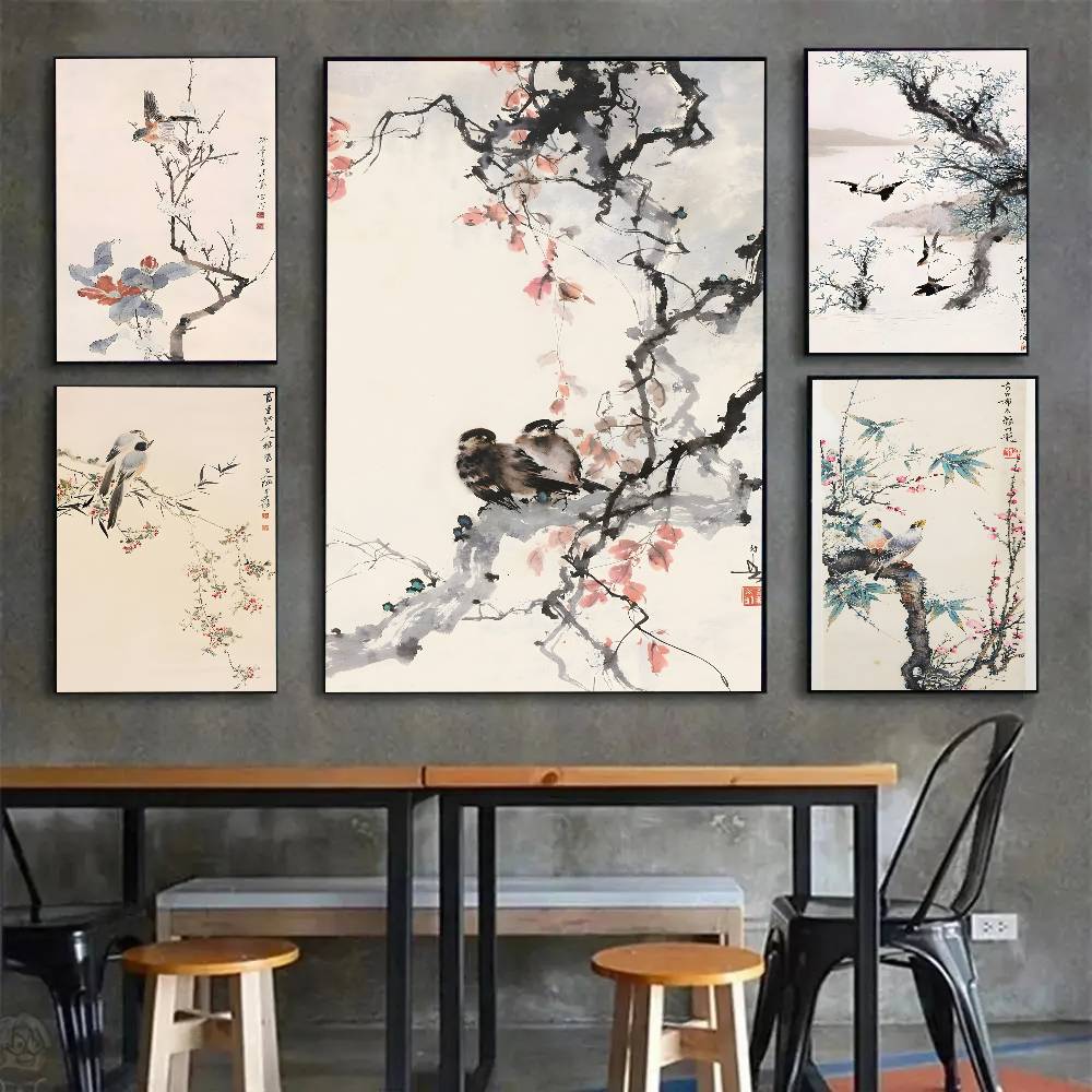 1pc frameless ChineseStyle Flo - Home Decor Japandi recension och pris