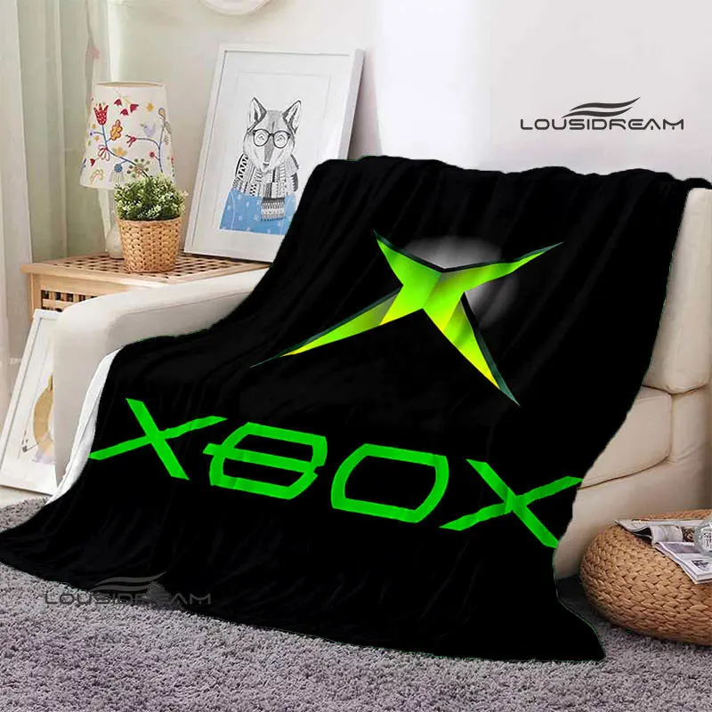 Xbox Logo Fleece Blanket Soft  - Home Decor Logo Design recension och pris