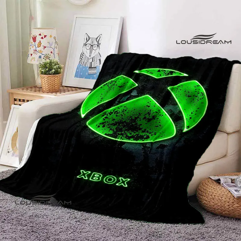 Xbox Logo Fleece Blanket Soft  - Home Decor Logo Design recension och pris