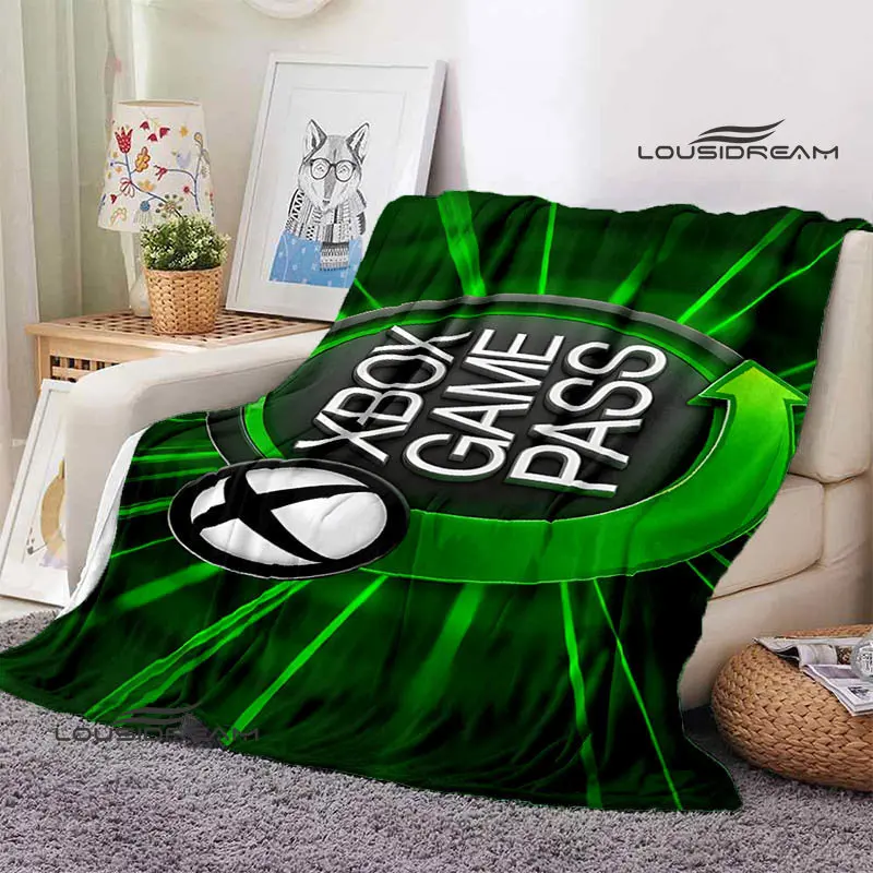 Xbox Logo Fleece Blanket Soft  - Home Decor Logo Design recension och pris