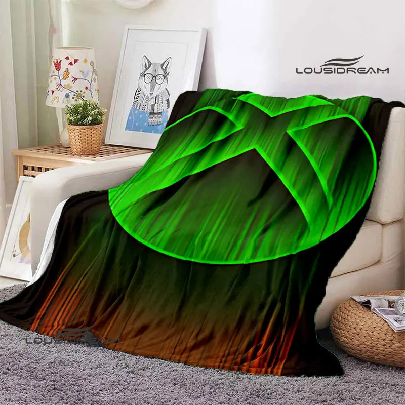 Xbox Logo Fleece Blanket Soft  - Home Decor Logo Design recension och pris
