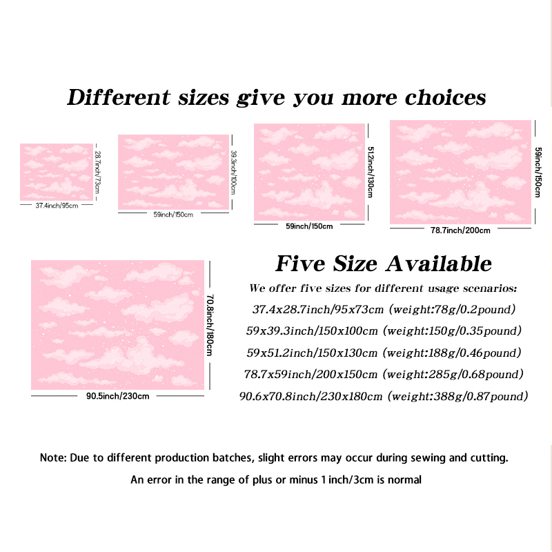 1pc Sky cloud tapestry, lovely - Home Decor Deals recension och pris