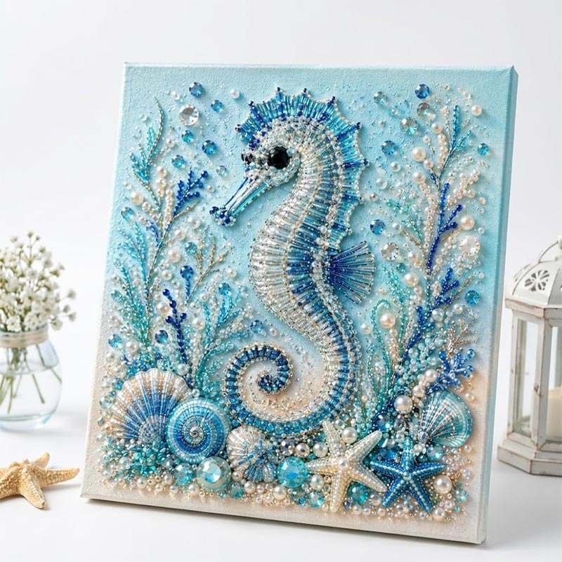 Ocean Theme Pearl Art DIY Kit  - Home Decor Nautical recension och pris