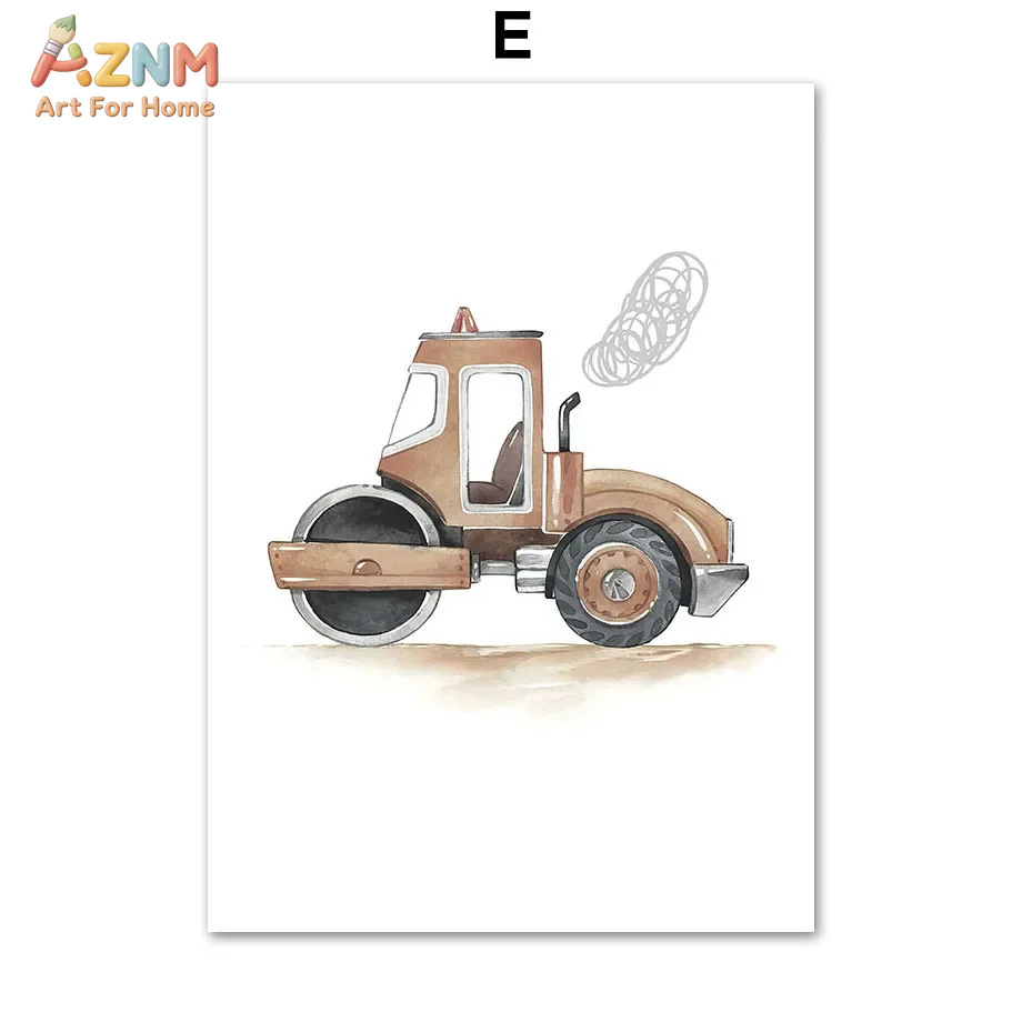 6pcs Nordic Modern cartoon car - Home Decor Japandi recension och pris
