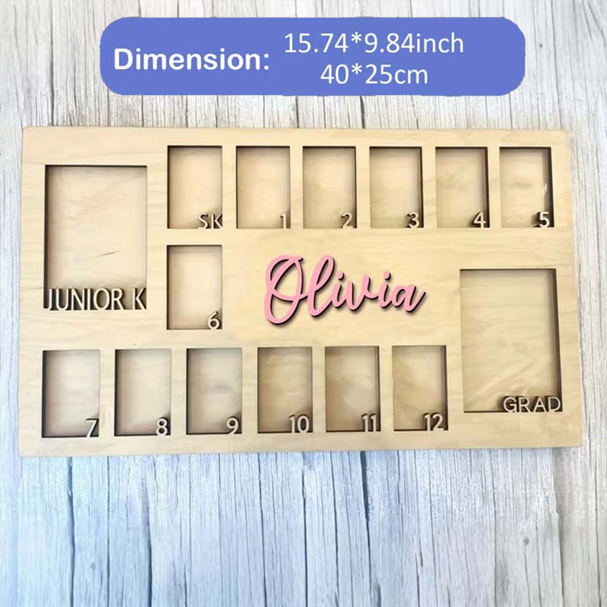 Custom Photo Frame Board Woode - Home Decor Diy recension och pris