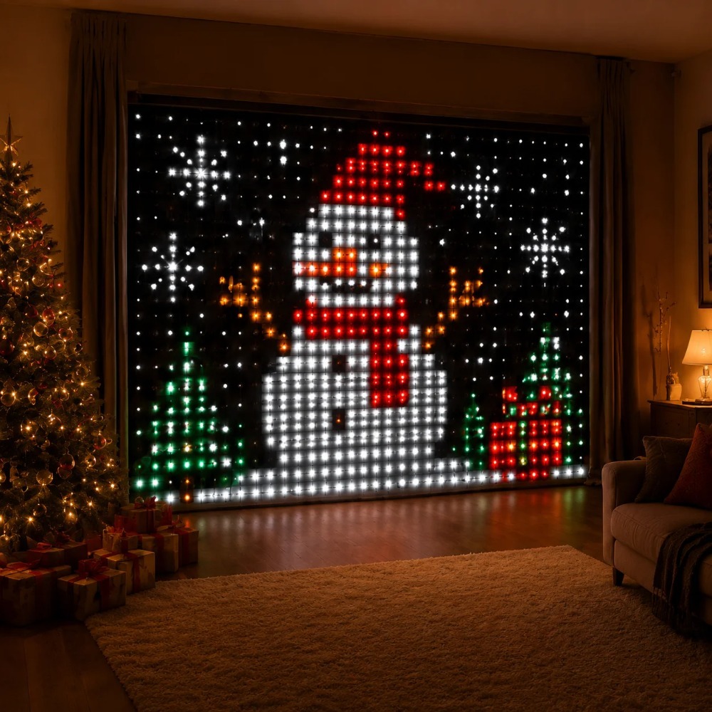 LED Pixel Curtain Lights Bluet - Home Decor Diy recension och pris