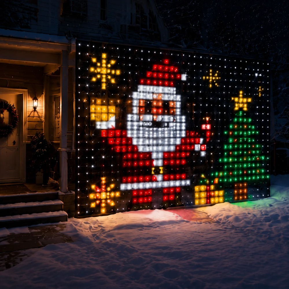 LED Pixel Curtain Lights Bluet - Home Decor Diy recension och pris