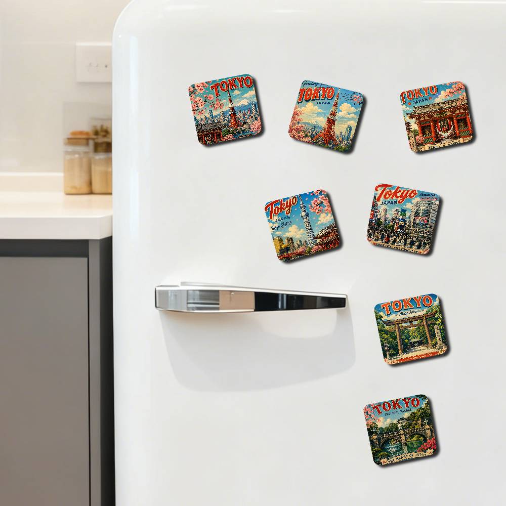 Vintage Postcard Tokyo Refrige - Home Decor Tokyo recension och pris