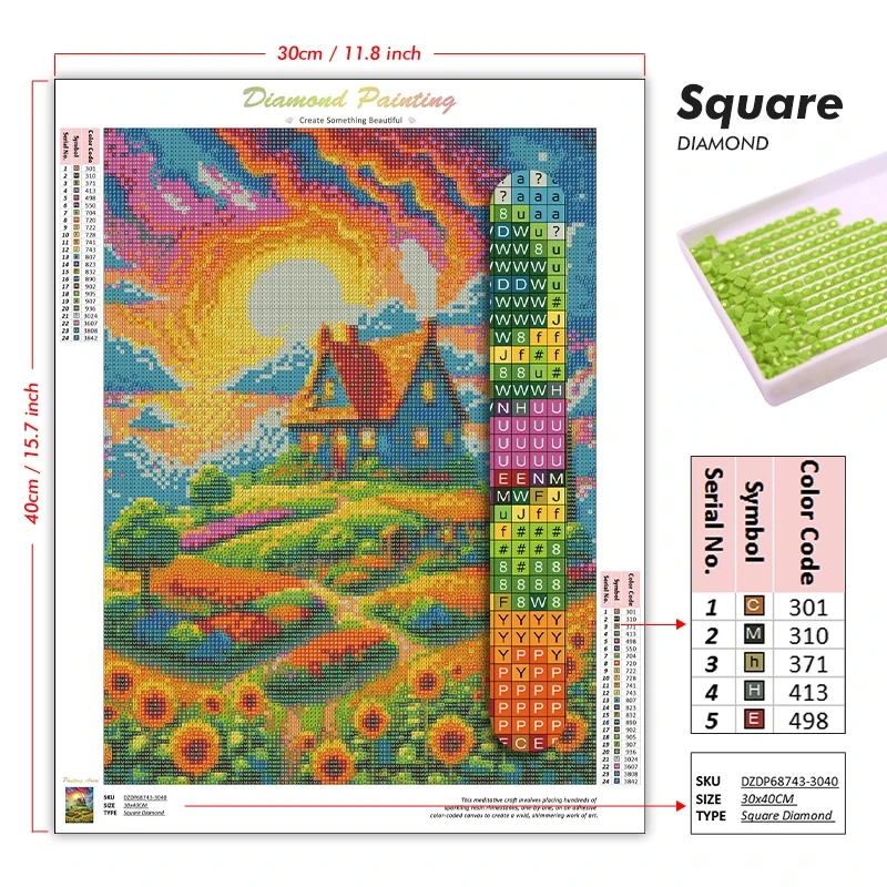 Full Drill Diamond Painting Ki - Home Decor Tokyo recension och pris
