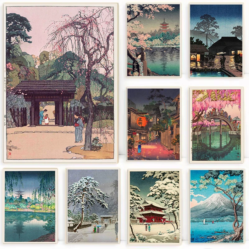 Retro Ukiyo-e Traditional Japa - Home Decor Tokyo recension och pris