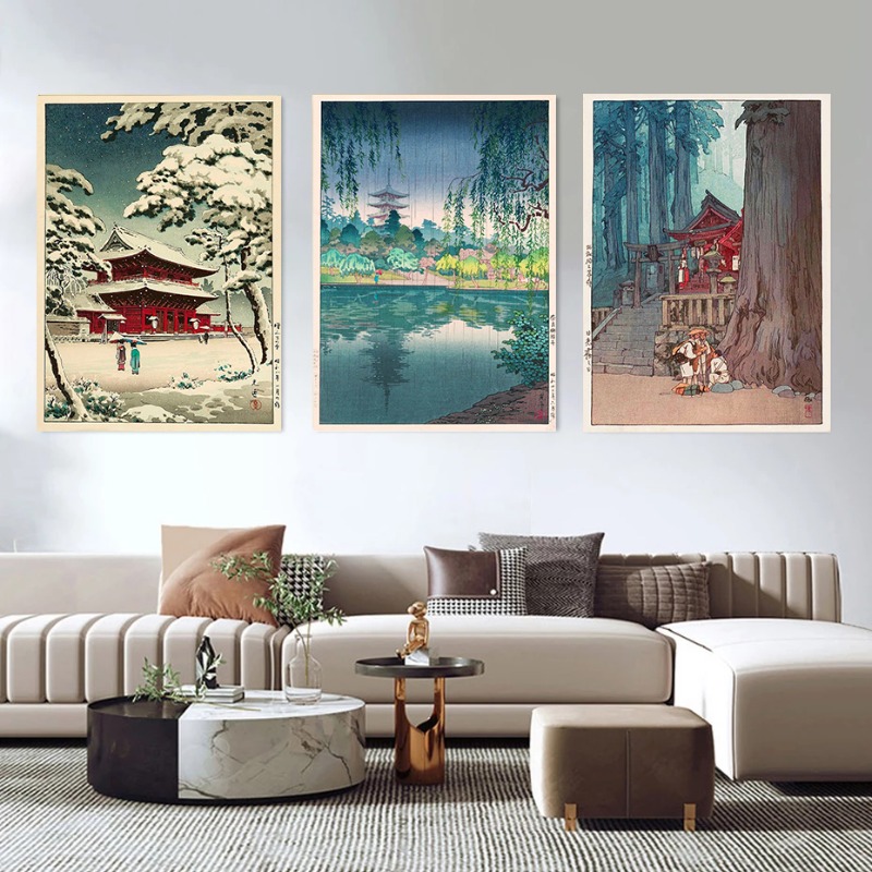 Retro Ukiyo-e Traditional Japa - Home Decor Tokyo recension och pris
