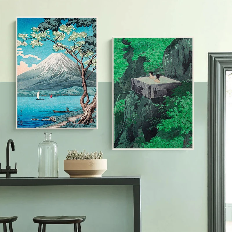 Retro Ukiyo-e Traditional Japa - Home Decor Tokyo recension och pris