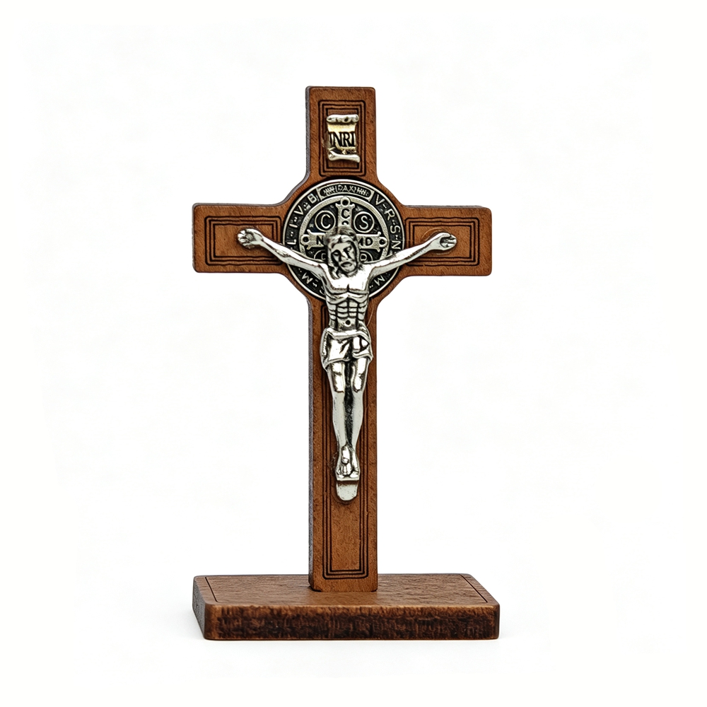 St Benedict Standing Crucifix  - Home Decor Retailers recension och pris