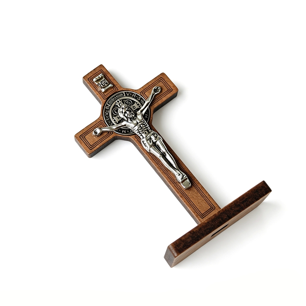 St Benedict Standing Crucifix  - Home Decor Retailers recension och pris