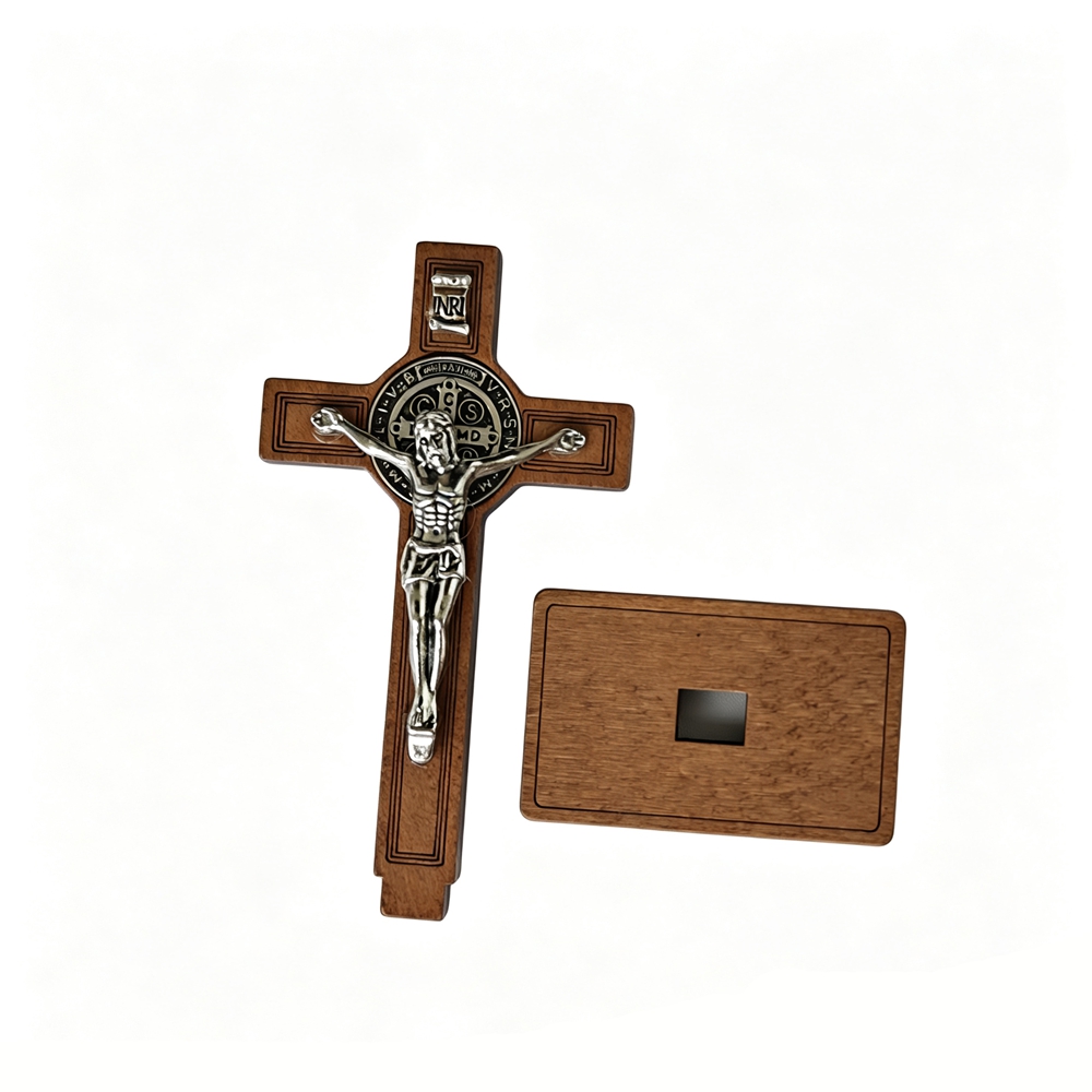 St Benedict Standing Crucifix  - Home Decor Retailers recension och pris