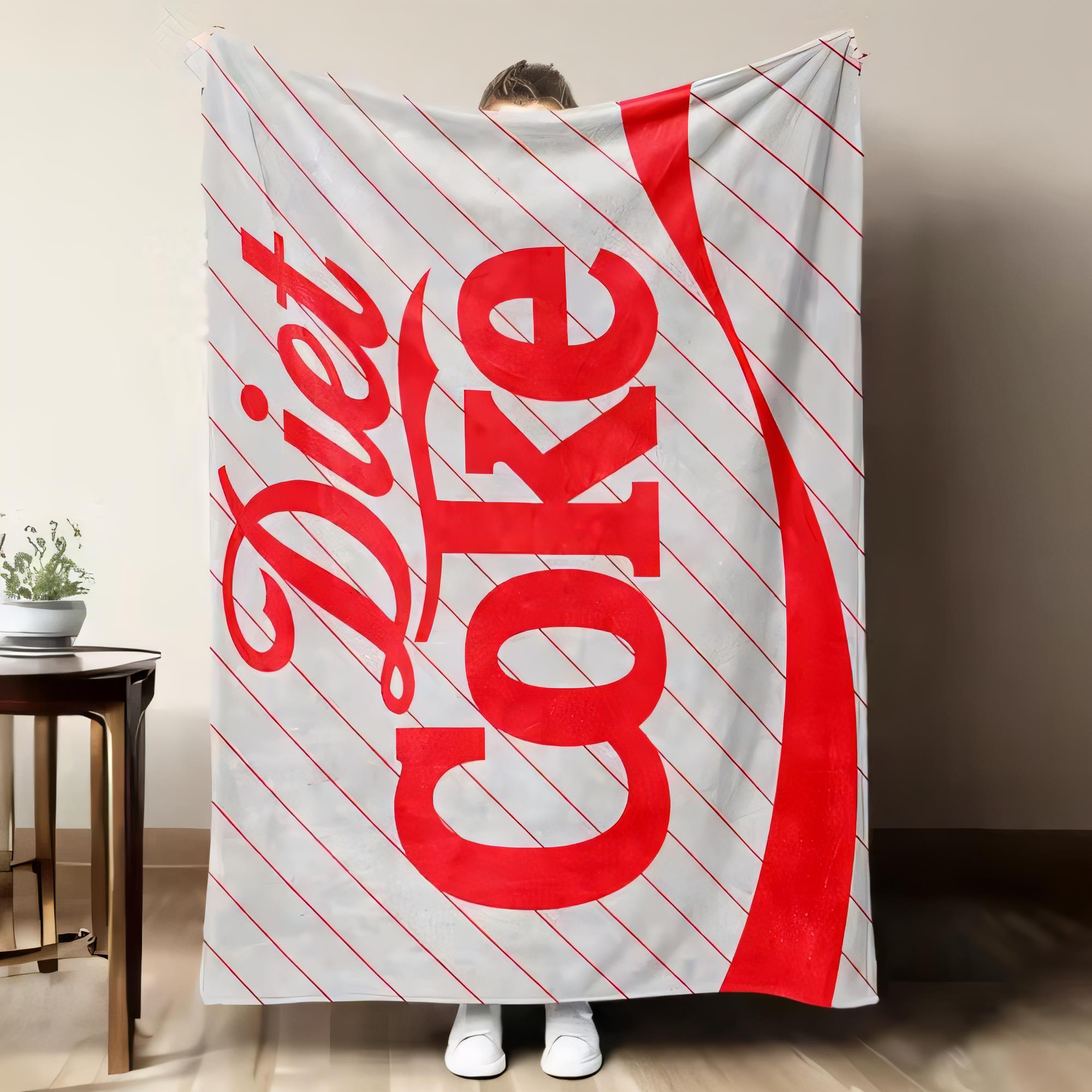 Diet Coke Logo Blanket Soft Co - Home Decor Logo Design recension och pris