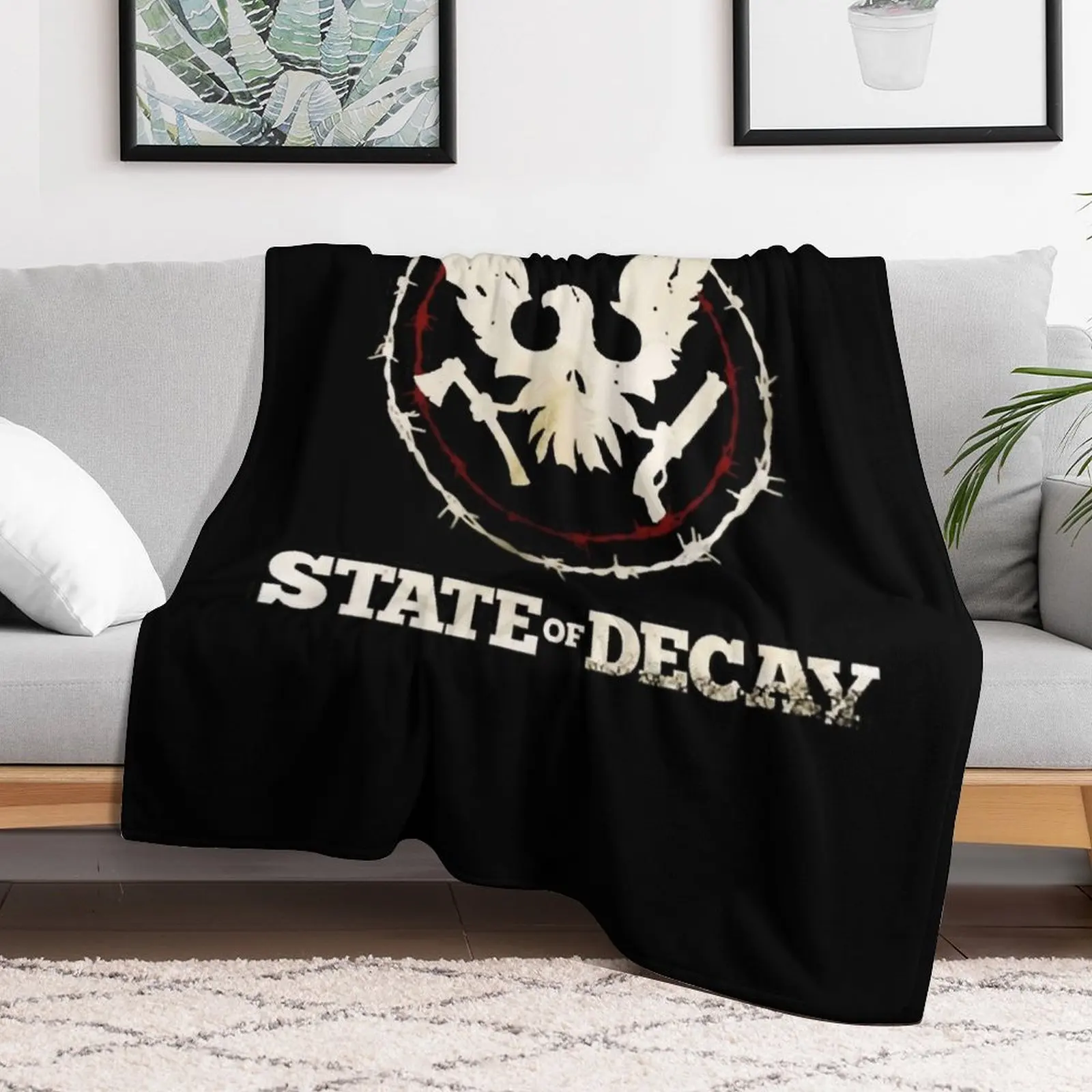 State Of Decay Logo Throw Blan - Home Decor Logo Design recension och pris