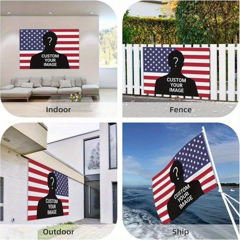 Custom USA PINK Flag Banner Pr - Home Decor Png recension och pris