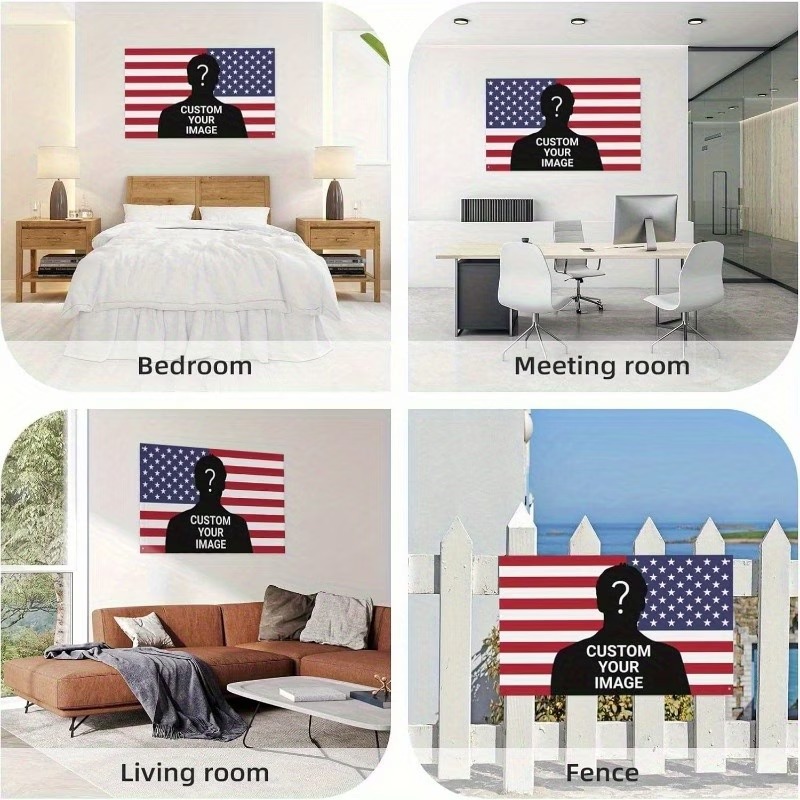 Custom USA PINK Flag Banner Pr - Home Decor Png recension och pris