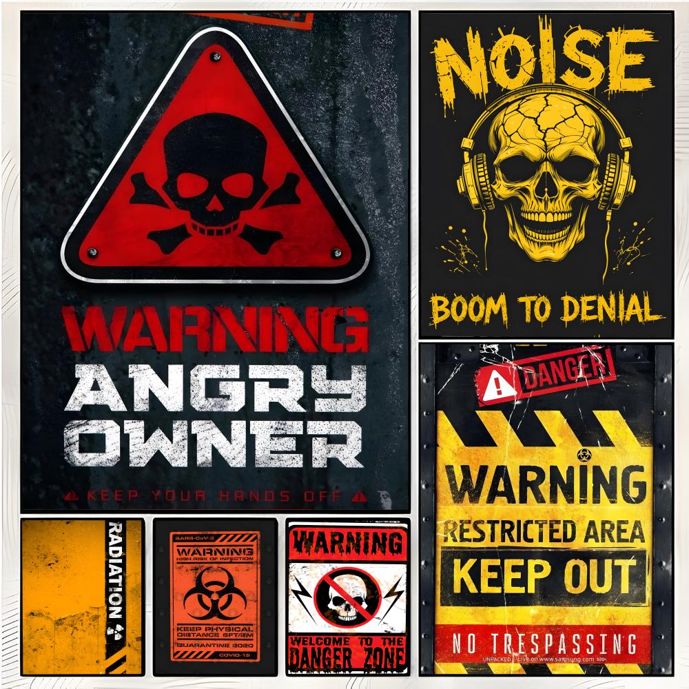 Industrial Design Warning Logo - Home Decor Logo Design recension och pris
