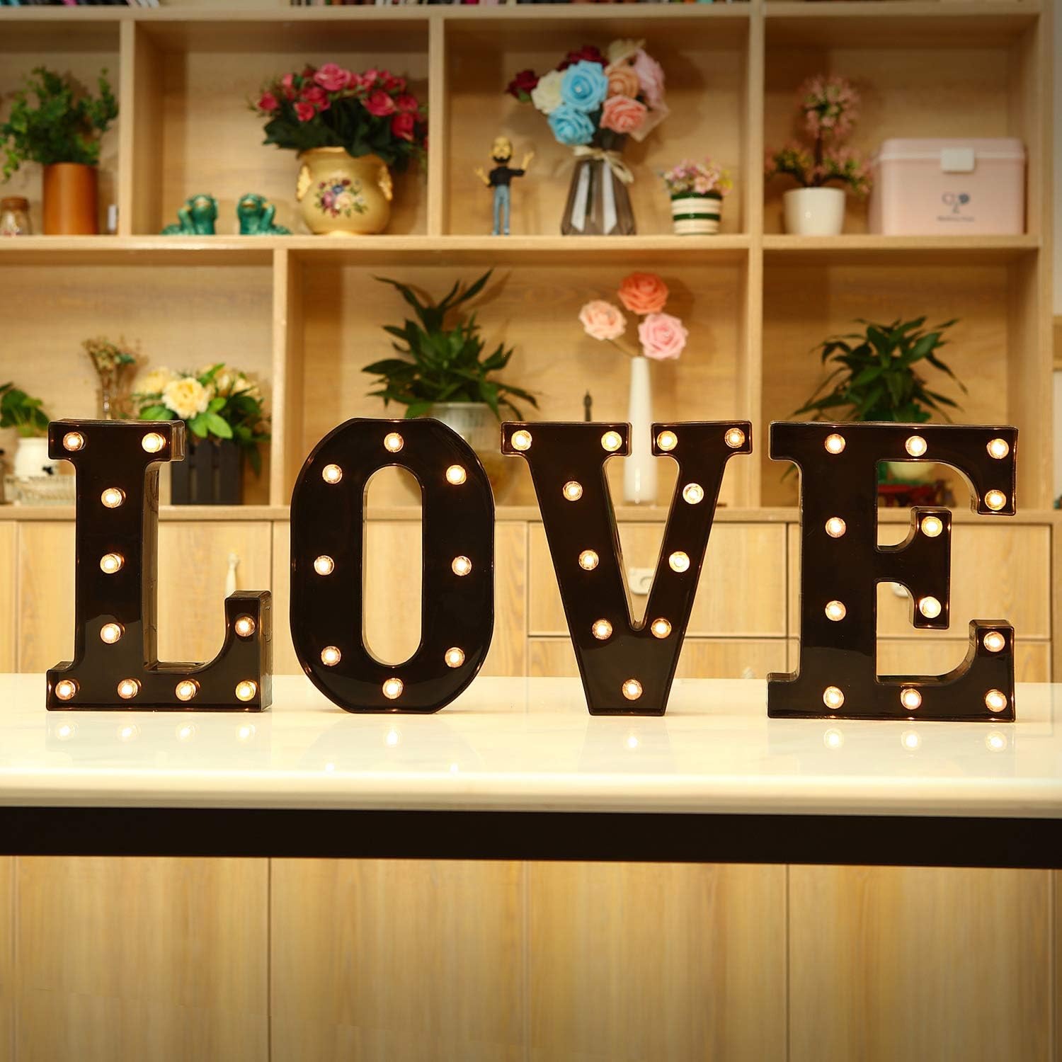22cm Led Light Letters Black A - Home Decor Deals recension och pris