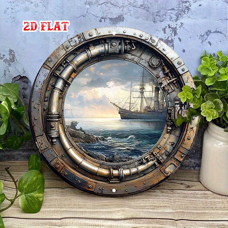 [2D Flat] Vintage Nautical Met - Home Decor Nautical recension och pris