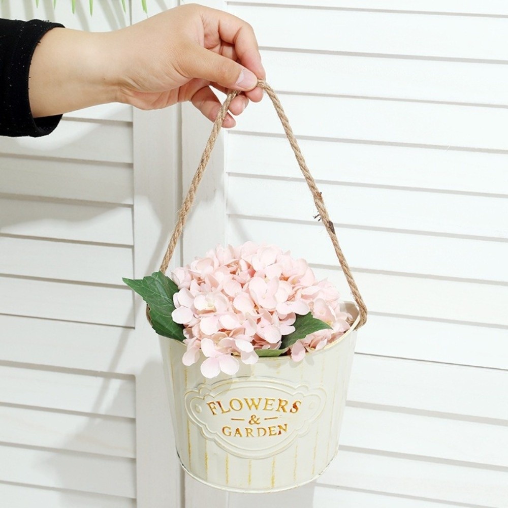 Semi Round Hanging Flower Pot  - Rattan Plant Basket recension och pris