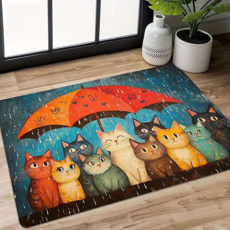 VIKAMA Cute Cats Under Umbrell - Home Decor Under 1000 recension och pris