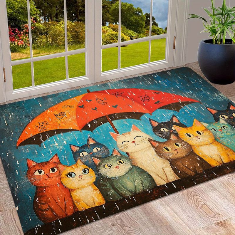 VIKAMA Cute Cats Under Umbrell - Home Decor Under 1000 recension och pris