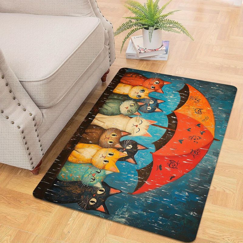 VIKAMA Cute Cats Under Umbrell - Home Decor Under 1000 recension och pris